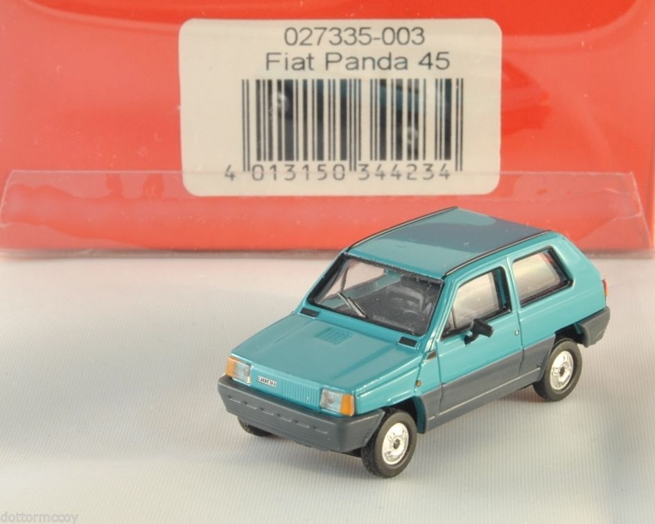 Diecast model cars Fiat Panda 1/87 Herpa 45 white 