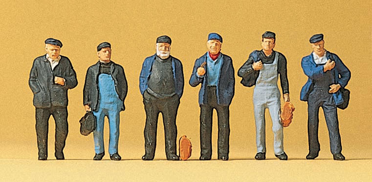 10350 Preiser HO Operai di industrie e portuali come da foto scala 1:87 10350 Preiser HO Operai di industrie e portuali come da foto scala 1:87