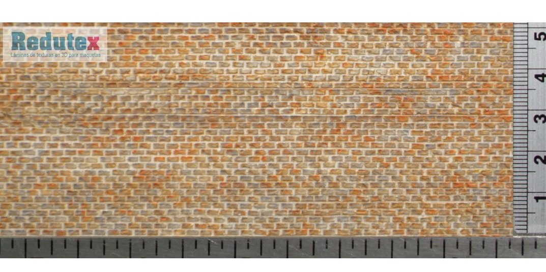 087BL121 Redutex HO muro in mattoni colori policromatici 3d adesivo flessibile 087BL121 Redutex HO muro in mattoni colori policromatici 3d adesivo flessibile