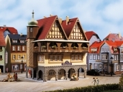 12348 Auhagen HO Edificio con Hotel storico kit montaggio scala 1:87
