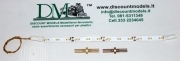 054K D.M. KIT Illuminazione a 12 LED luce calda smd per carrozze passeggeri
